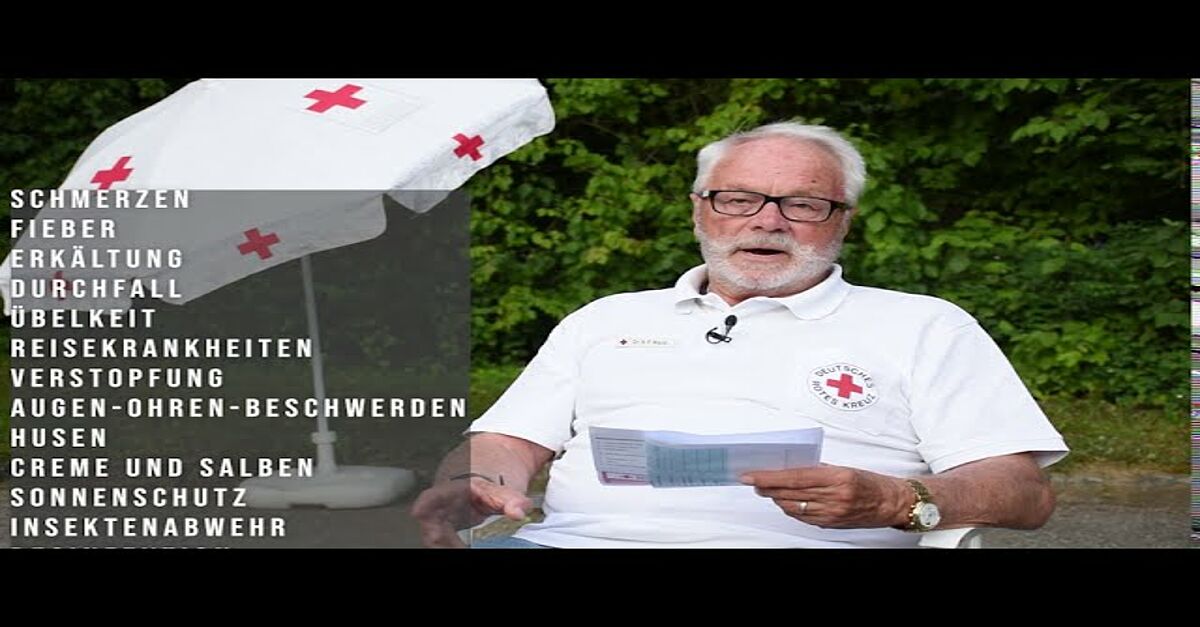 Inhalt einer Reiseapotheke